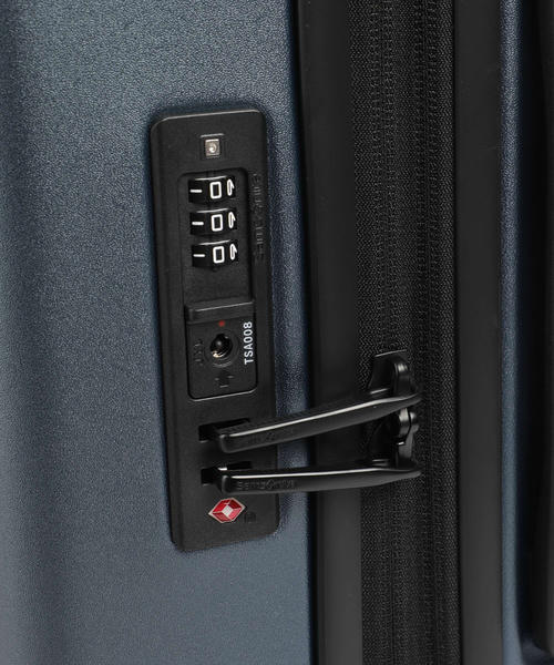 Чемодан Samsonite Fyrm (4 колеса), стальной синий, 55 см