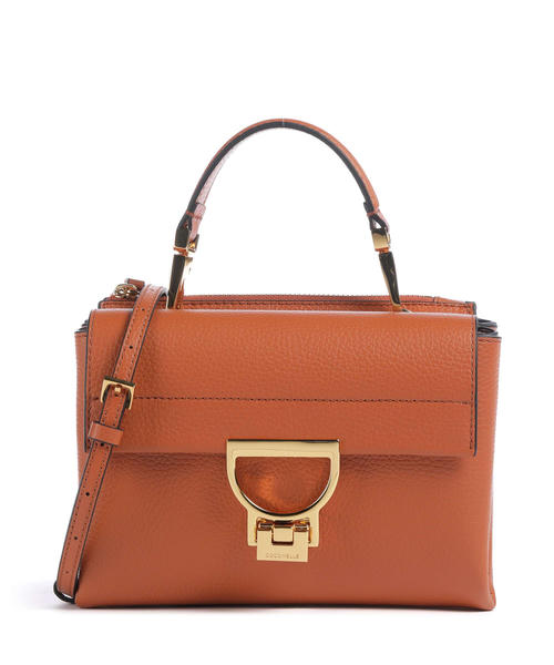 sumka-cherez-plecho-coccinelle-arlettis-iz-zernistoi-kozhi-s-risunkom-kraba