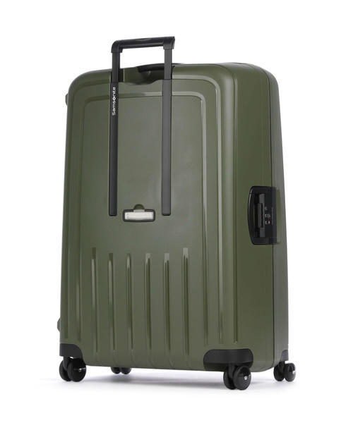 Чемодан Samsonite S'Cure (4 колеса), оливковый, 81 см