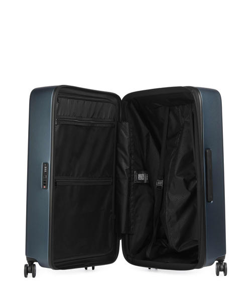 Чемодан Samsonite Fyrm (4 колеса), стальной синий, 77 см