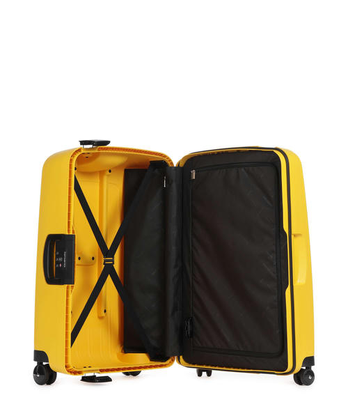Чемодан Samsonite S'Cure (4 колеса), цвет цитрусовый, 69 см