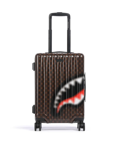 chemodan-sprayground-sharks-in-paris-blur-spinner-4-kolesa-korichnevo-chernyi-55-sm