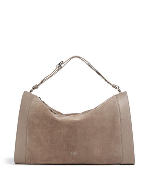 sumka-kxobo-coccinelle-elinor-iz-zamshi-matovaia-korovia-kozha-zernistaia-korovia-kozha-teplyi-sero-korichnevyi-tsvet