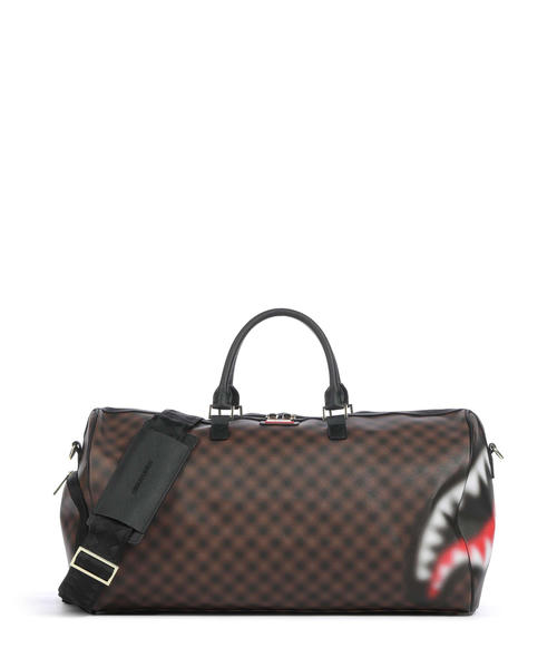 sprayground-sharks-in-paris-blur-weekend-bag-dark-brown-50-cm
