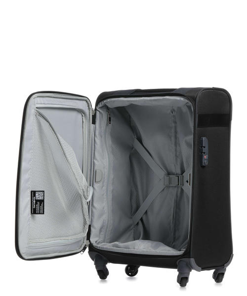 Чемодан Samsonite Citybeat (4 колеса), черная, 55 см