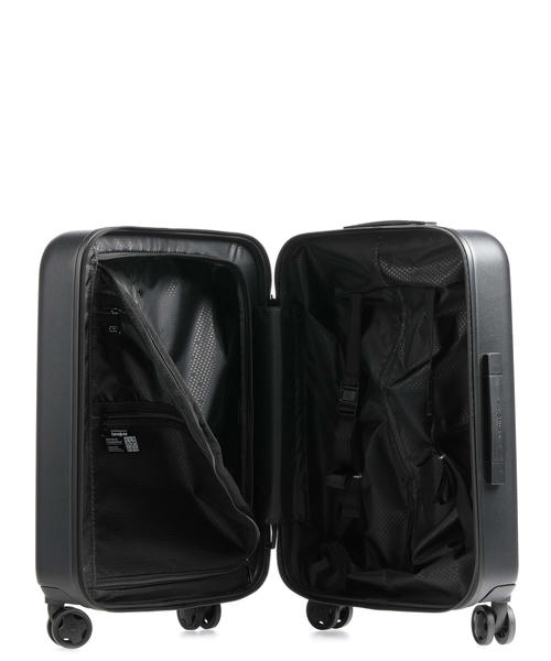 Чемодан Samsonite Quadrix (4 колеса), черная, 55 см