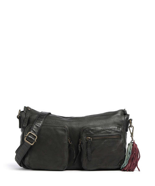 taschendieb-wien-kaisterstrasse-5-sumka-cherez-plecho-iz-zernenoi-korovei-kozhi-zelenogo-tsveta