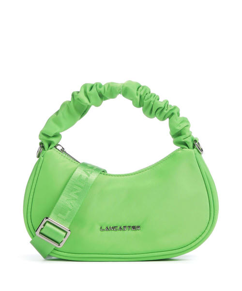 sumka-cherez-plecho-lancaster-basic-chouchou-iz-neilona-s-pomponom-1