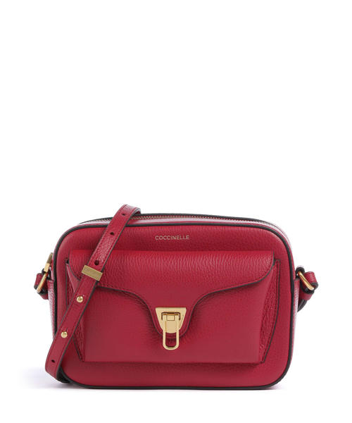 sumka-cherez-plecho-coccinelle-beat-soft-crossbody-iz-zernistoi-korovei-kozhi-tsvet-sangriia