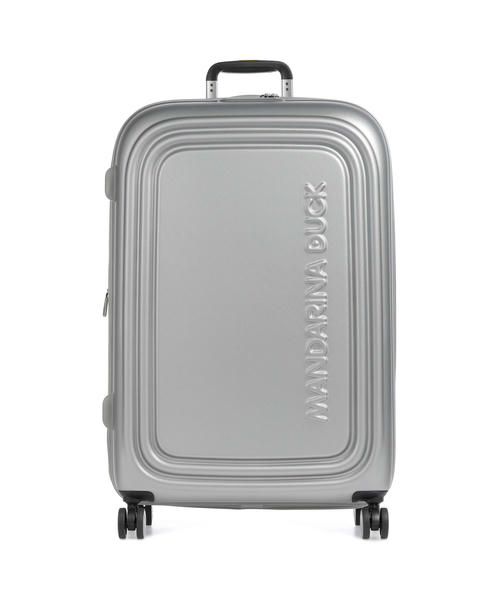 chemodan-mandarina-duck-logoduck-4-kolesa-serebristaia-75-sm