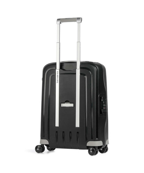 Чемодан Samsonite S'Cure (4 колеса), черный, 55 см