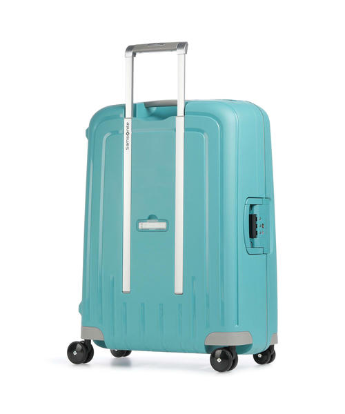 Чемодан Samsonite S'Cure (4 колеса), бирюзовый, 69 см