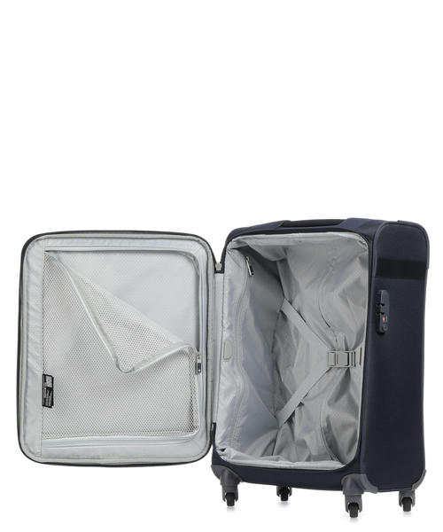 Чемодан Samsonite Citybeat (4 колеса), темно-синяя, 55 см