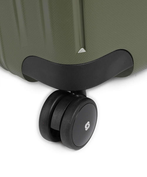 Чемодан Samsonite S'Cure (4 колеса), оливковый, 75 см