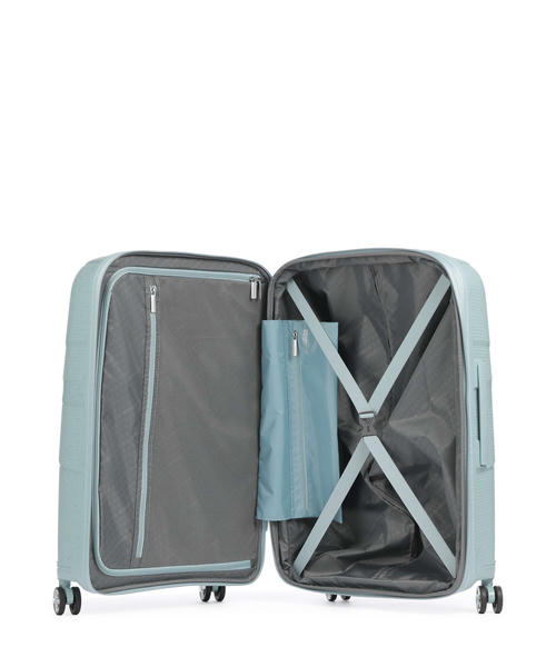 Чемодан American Tourister Starvibe Spinner (4 колеса) azzurro speckles 67 см