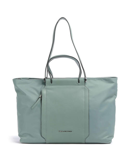 sumka-shopper-piquadro-w92t-15-diuimov-iz-pererabotannogo-neilona-zelenaia-1