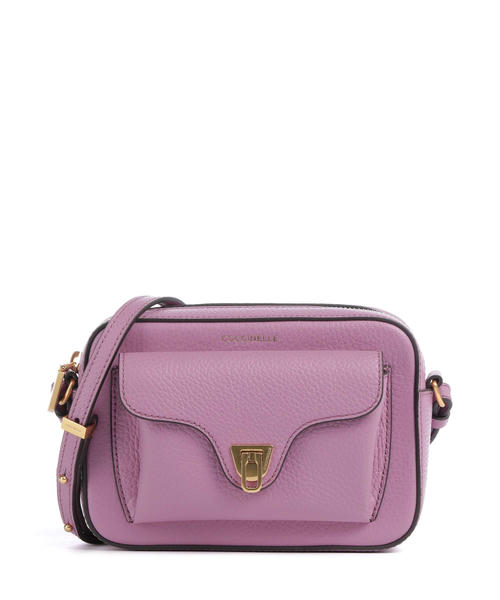 miagkaia-sumka-cherez-plecho-coccinelle-beat-iz-zernistoi-kozhi-s-risunkom-meduzy