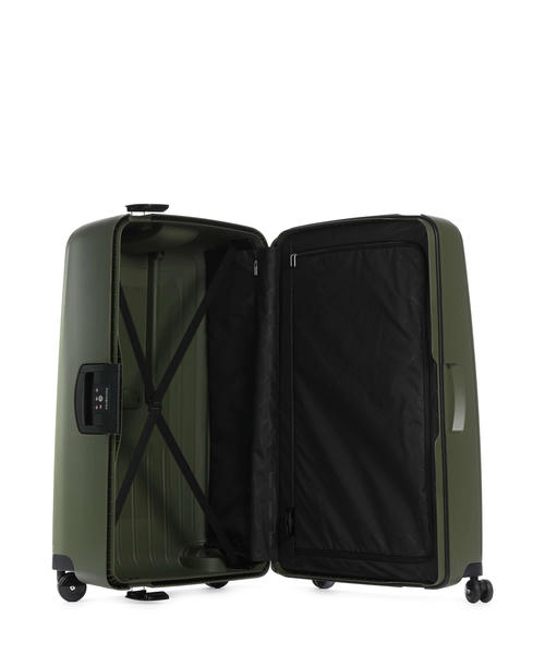 Чемодан Samsonite S'Cure (4 колеса), оливковый, 81 см