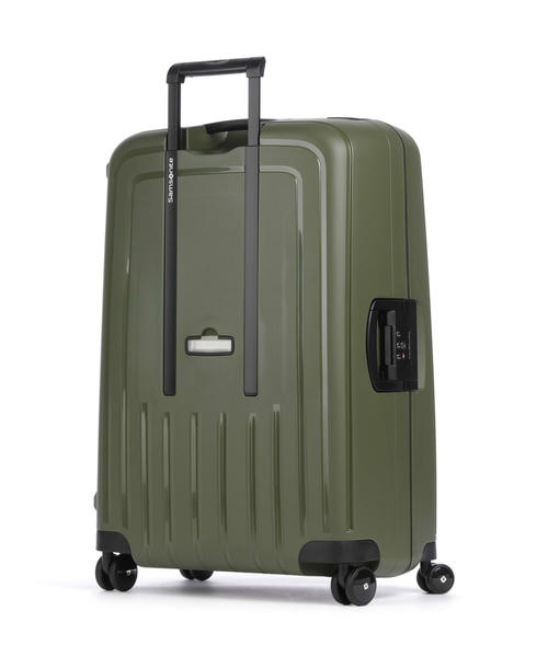 Чемодан Samsonite S'Cure (4 колеса), оливковый, 75 см