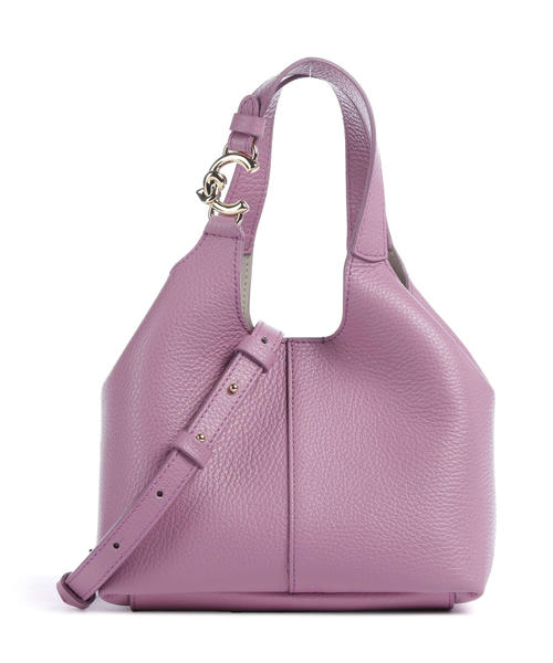 sumka-coccinelle-c-easy-iz-zernistoi-kozhi-s-risunkom-meduzy