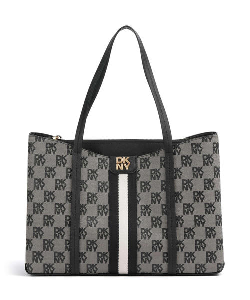 sumka-tout-dkny-nuri-iz-safianovoi-korovei-kozhi-chernaia-s-logotipom-chernaia