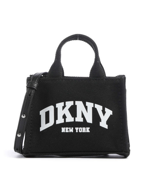 sumka-cherez-plecho-dkny-hadlee-kanva-chernaia-serebristaia