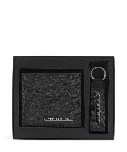 podarochnyi-nabor-armani-exchange-barcelona-koshelek-iz-zernistoi-korovei-kozhi-chernyi