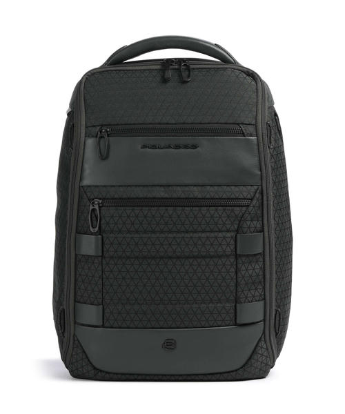 riukzak-dlia-puteshestvii-piquadro-w139-14-diuimov-iz-pererabotannogo-poliestera-zelenogo-tsveta