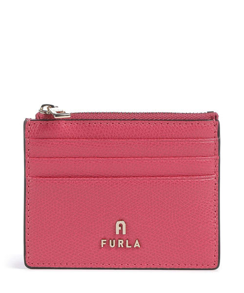 derzhatel-dlia-kreditnykx-kart-furla-camelia-s-iz-zernistoi-barkxatnoi-kozhi-rozovogo-tsveta