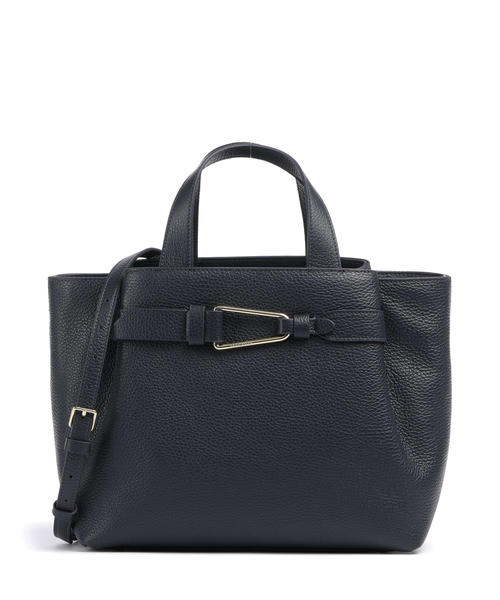 sumka-coccinelle-malory-iz-zernistoi-kozhi-temno-sinego-tsveta