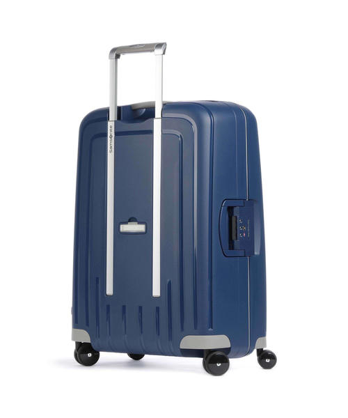 Чемодан Samsonite S'Cure (4 колеса), темно-синее, 69 см