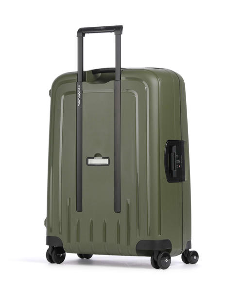 Чемодан Samsonite S'Cure (4 колеса), оливковый, 69 см