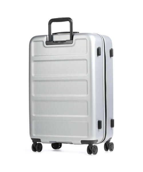 Чемодан Samsonite Quadrix (4 колеса), серебристая, 75 см