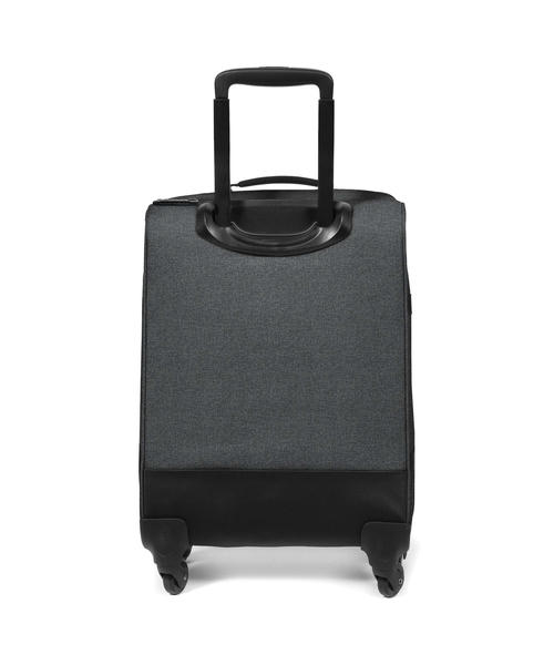 Чемодан Eastpak Trans4 S Spinner (4 колеса), черный джинсовый материал, 54 см