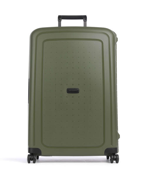 Чемодан Samsonite S'Cure (4 колеса), оливковый, 75 см