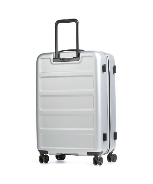 Чемодан Samsonite Quadrix (4 колеса), серебристая, 68 см
