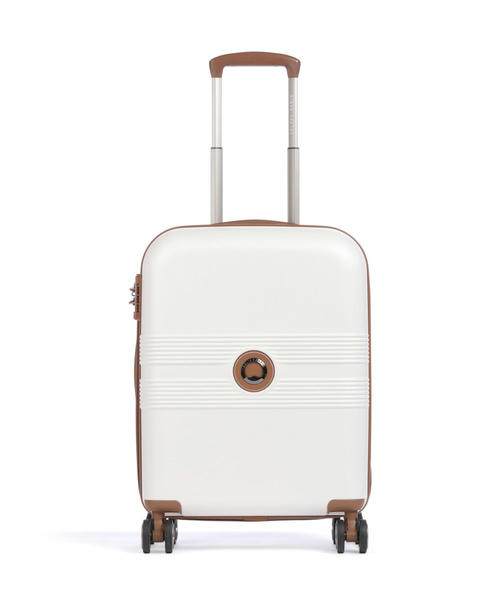 Чемодан Delsey Paris Flaner SE Spinner (4 колеса), цвет шампанского, 55 смЧемодан