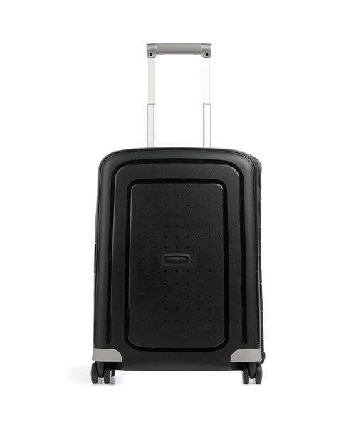 Чемодан Samsonite S'Cure (4 колеса), черный, 55 см